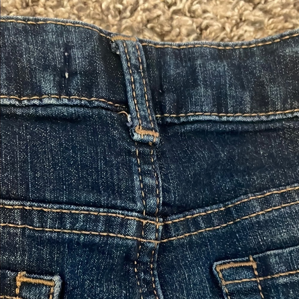 SO Kids' Dark Blue Denim Capri Shorts - Picture 8 of 8